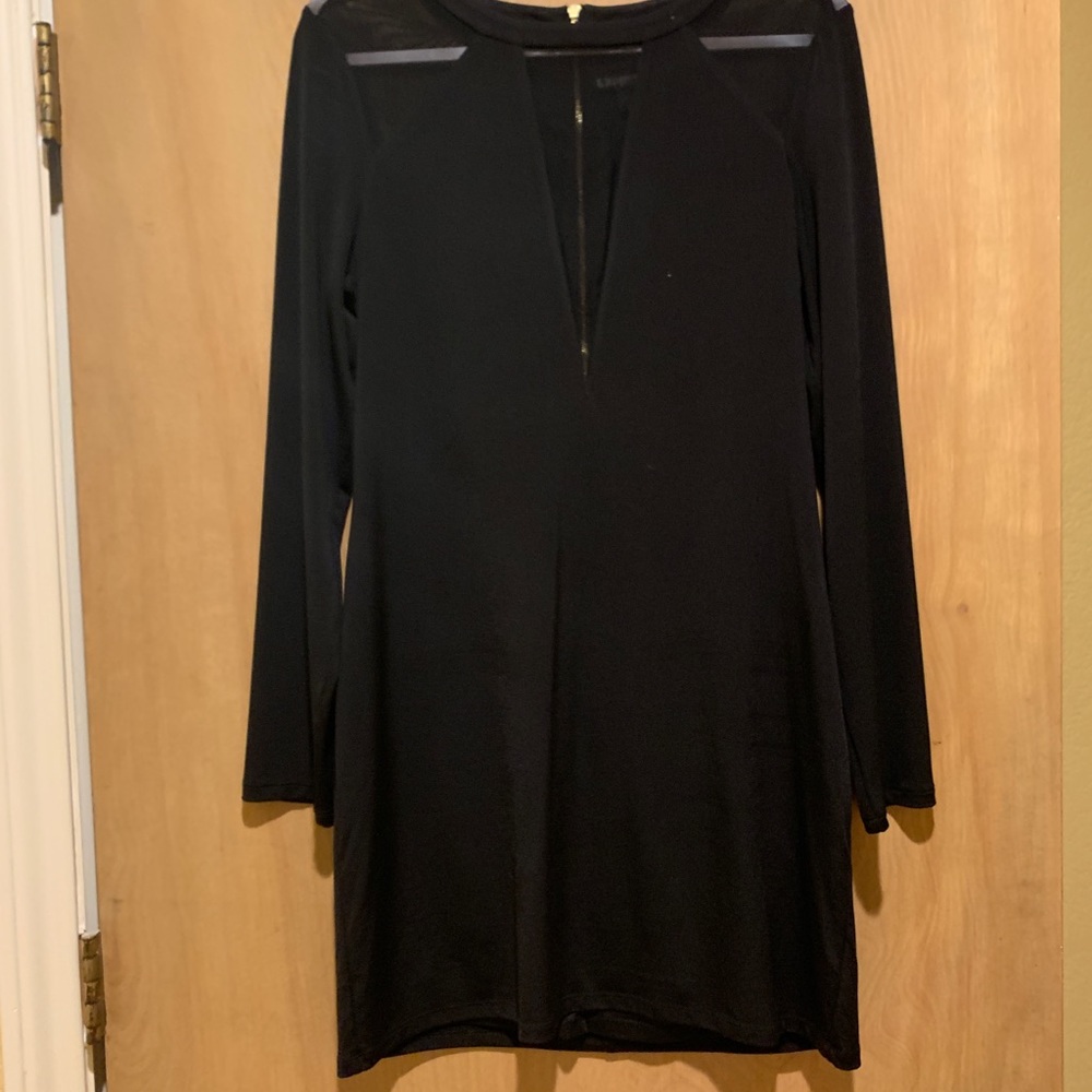 Black express dress. Size large.